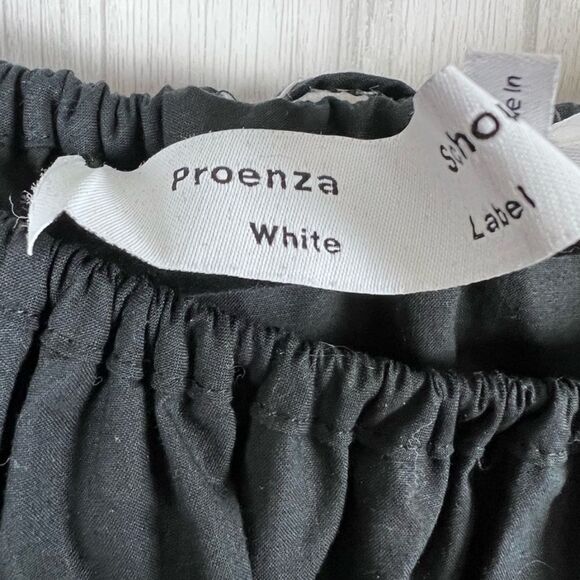 NWOT Proenza Schouler White Label Top Blouse Black Oversized Size 4 - Picture 6 of 6